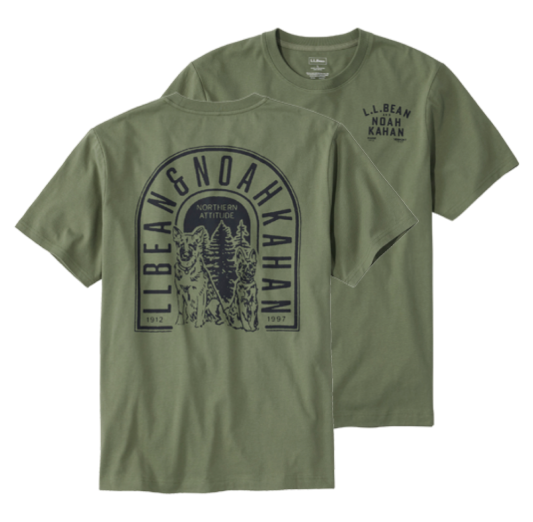 An L.L.Bean & Noah Kahan short sleeve tee.