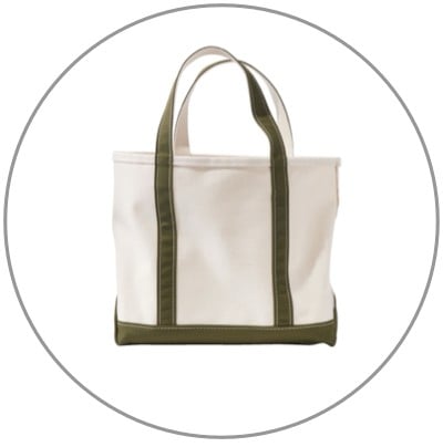 A boat and tote.