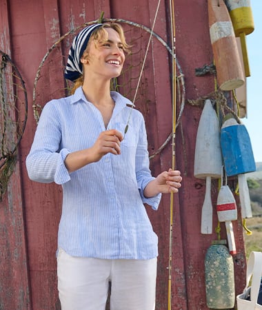 Women's Premium Washable Linen Shirts