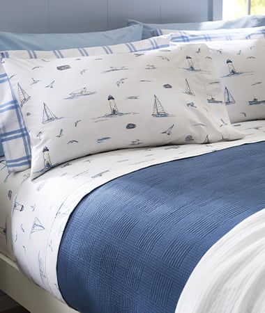 Novelty Cotton Percale Sheets