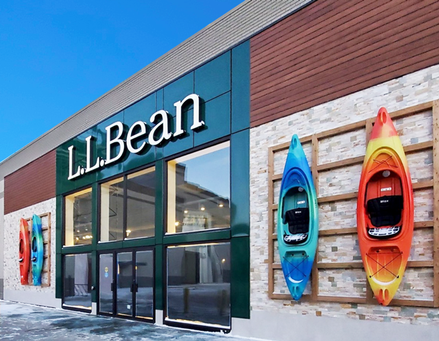 L.L.Bean store front  